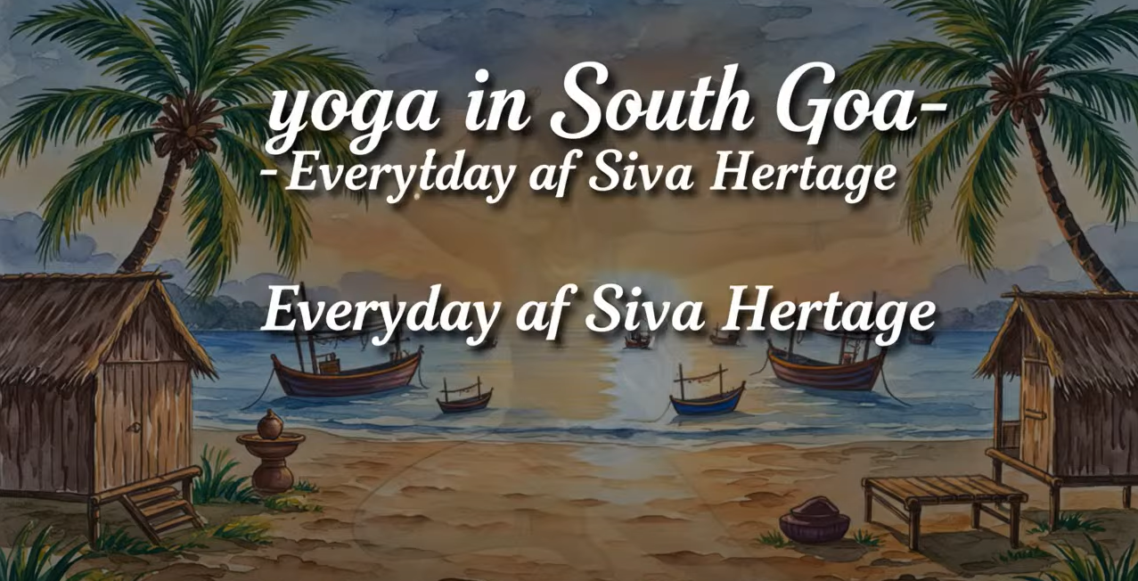 La Waha yoga studio at Silva Heritage, South Goa